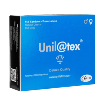 Unilatex - Box of 144 Natural Condoms