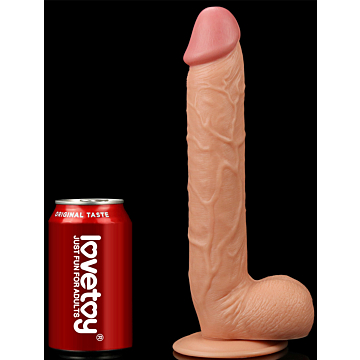 King-Sized Lovetoy Realistic Dildo - Flesh