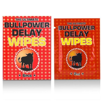 Cobeco Pharma The Ultimate Bull Power Delay Wipes 6 x 2 ml
