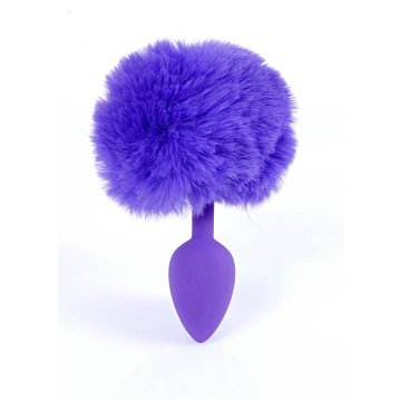 Butt Plug Bunny Tail - Purple 