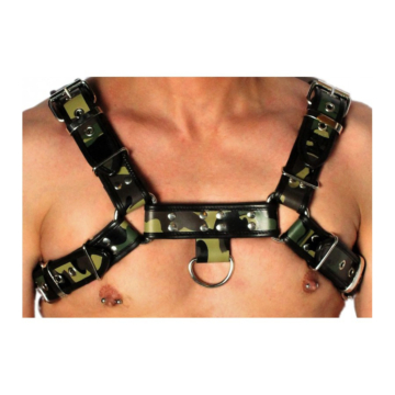 CAMO Leather Harness - Black Acc