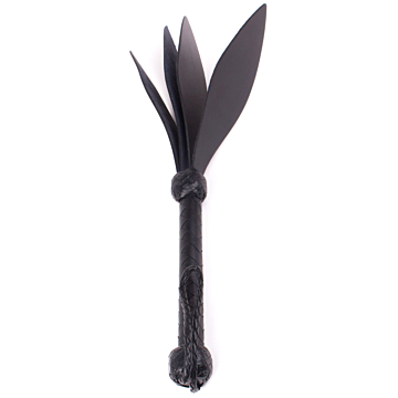 Kiotos Black Leather Spade Slaper