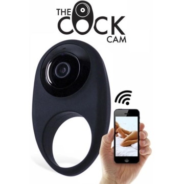 The Black CockCam - Silicone Ring with Camera