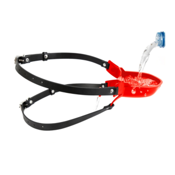 Mouth gag - Cup Uro Pissotiere Red