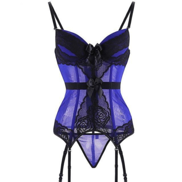 Kinksters Purple Corset Set