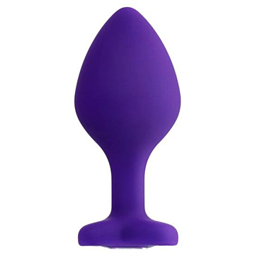 Butt Plug ToyFa Diamond Heart - Purple