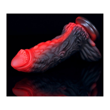 Dildo Dragon Yong 15 x 5.5cm Black-Red