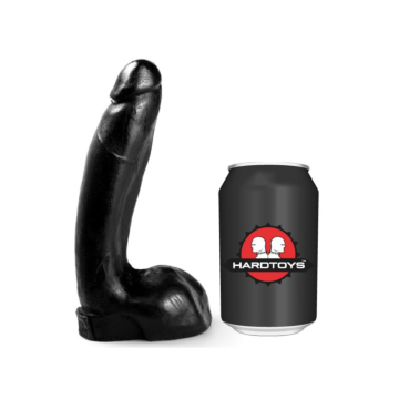 HardToys Black Realistic Dildo 17 cm - Big Cock