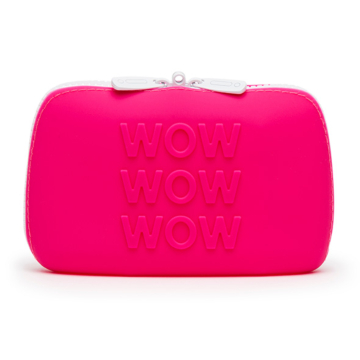 HAPPY RABBIT - WOW STORAGE ZIP BAG SMALL PINK
