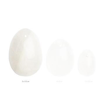 La Gemmes Yoni Vaginal Egg Large - Clear Quartz 