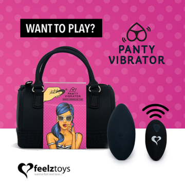 Feel the Thrill: Remote Panty Vibe (Black) - Feelztoys