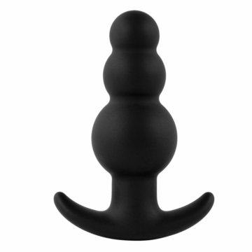 Waterproof - Plugz Silicone Butt Plug Nr. 1 (Black) - Feelztoys