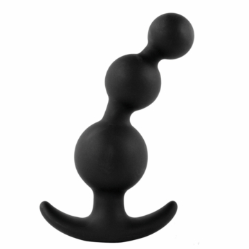 Waterproof - Plugz Silicone Butt Plug Nr. 4 (Black) - Feelztoys