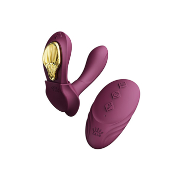 Zalo - Aya Wearable Massager Obsidian Velvet Purple