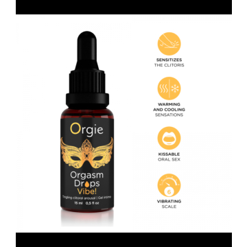 Orgie Orgasm Drops Vibe! 15ml