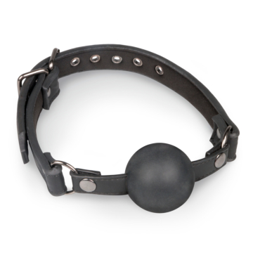 Easytoys Large Silicone Ball Gag - Black