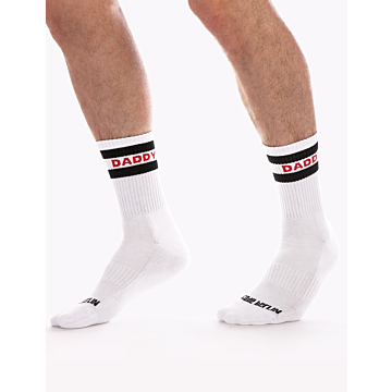 BARCODE BERLIN FETISH SOCKS - WHITE