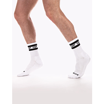 Barcode Berlin Fetish Half Socks - White