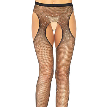 Fishnet tights with accents