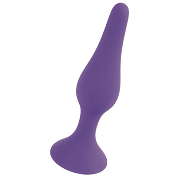 Boss Silicone Butt Plug (Purple) - Medium - Smooth