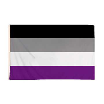 Asexual Flag with Eyelets, Multi.