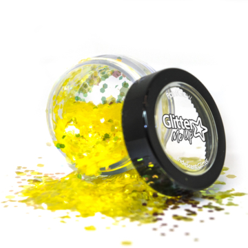 Fantasy Iridescent Glitter - Yellow