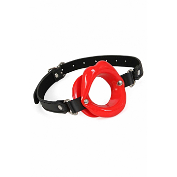 Mouth Gag with Red Mouth Opener - Fetish BDSM Toy