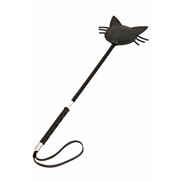 Riding Crop Kitty 50 cm - Black