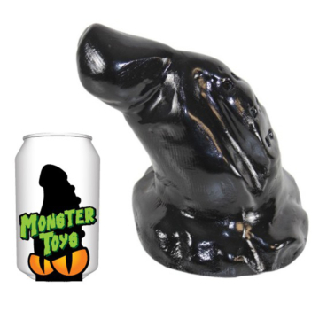 Monster Toys Griffon Anal Dildo - Black Vinyl