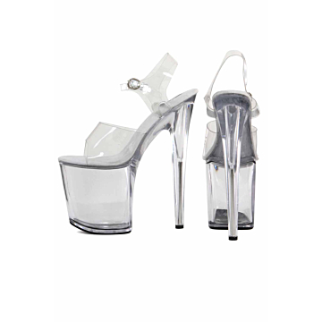 Soiemio Clear-High Platform in White