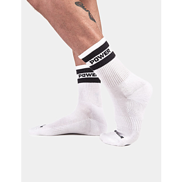 Barcode Berlin White Fetish Socks Power