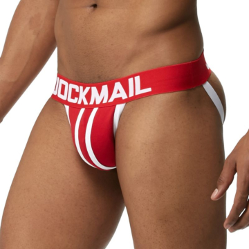 Men's JOCKMAIL - JM217 - Jockstrap - Red