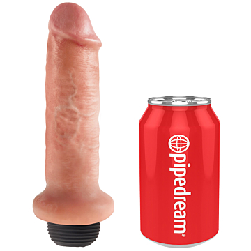 Squirt King 6" Flesh Dildo