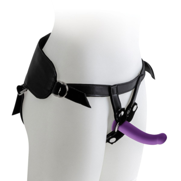 Kiotos Harness with Purple Dildo - Size S