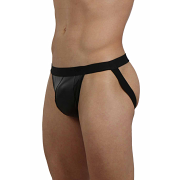 Soiemio Black Wetlook Jockstrap