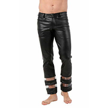 Black Polyester Trouser by Soiemio