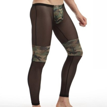 Men's Sexy Underwear Black-Camouflage