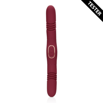 Double-Sided Thrusting Vibrator - Merlot Grape - Tester