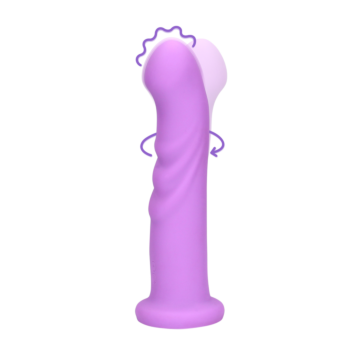 Ultra Soft Silicone Rotating G-Spot Vibrator - Lavender Spectacle