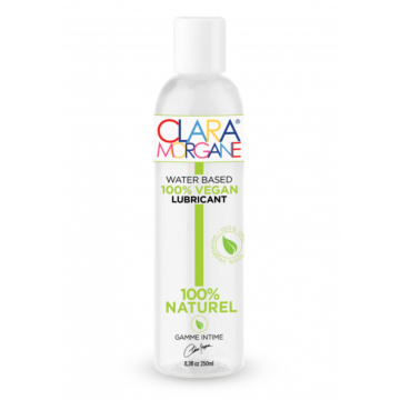 Organic Water Based Lubricant Clara Morgane 250ml (100% Vegan) - Carla Morgane
