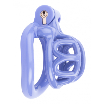 Lyfy Short Chastity Cage (4 x 3.3cm) - Blue - Cock Cage