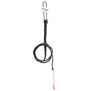 Fetish Fantasy Whip 6Ft Black 6ft