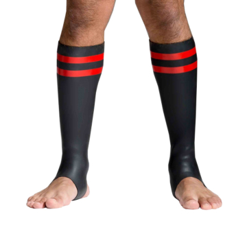 Neoprene Socks - Red - Tall