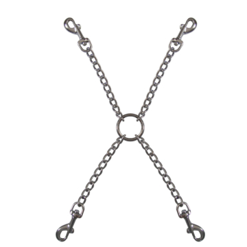 Bondage-Chain Cross with Carabiners