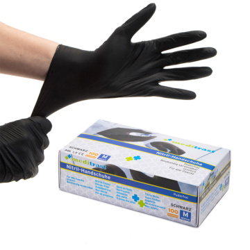 Black Fisting Gloves L (100 pcs)