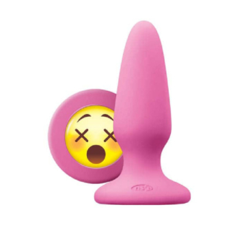 Moji's WTF Butt Plug Pink M - NS Novelties