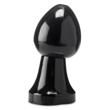 Black Plump Anal Dildo 17 cm