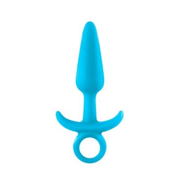 Firefly Prince Glowing Small Butt Plug Light Blue - NS Novelties - Waterproof Anal Plug