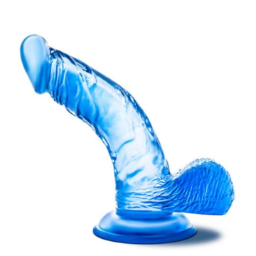 Realistic Curved Dildo B Yours Sweet N Hard 19.5 cm (Blue) - Blush