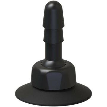 Doc Johnson's Swivel Suction Cup Plug - Black.